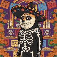 Celebrate Day Of The Dead GIF by Doge Pound