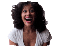 excited tracee ellis ross Sticker