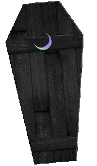 Crescent Moon Halloween Sticker by blackmooncosmetics