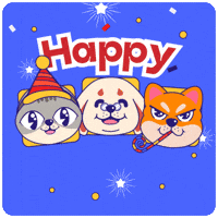 Cat Party GIF by KOL.ID