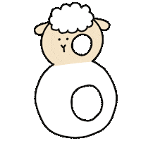 Number Sticker