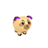 Dog Pug Sticker by PlayKids