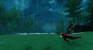 GiantSquidStudios running hunter on my way archer GIF