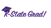 KState kstate kansasstateuniversity kstategrad spring2020grad Sticker