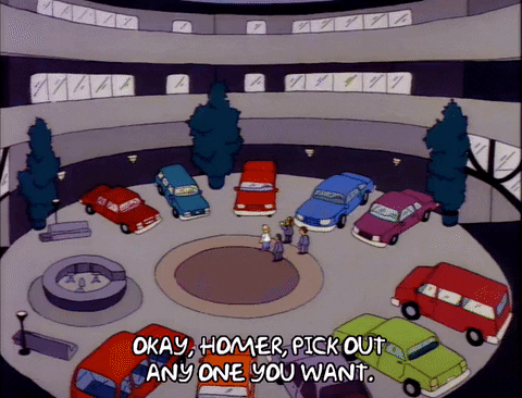 Season 2 Cars GIF by The Simpsons