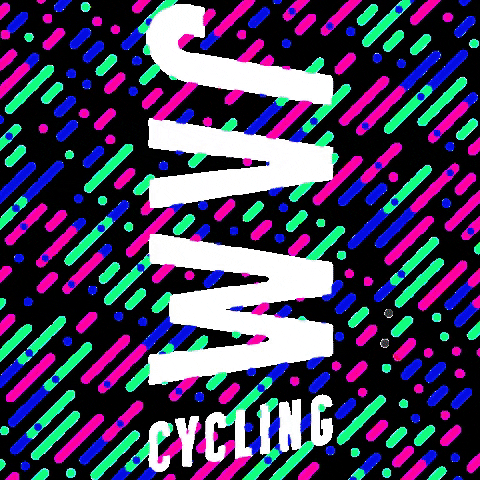JamCycling giphygifmaker rainbow cycling jam GIF