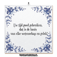 Focus Wijsheid Sticker by Tegelspreuken.nl