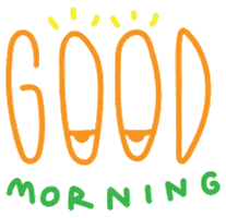 Good Morning Sticker by Go IZI