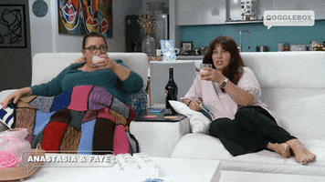 Food Reaction GIF by Gogglebox Australia