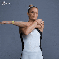 Stretching Warm Up GIF by WTA
