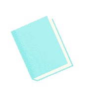 inmyromancenovelera blue light book reading Sticker