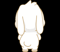 Happy Bunny GIF by EVANS艾特兔