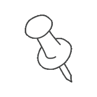 Pin Tack Sticker by Sundae