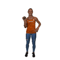 AtletiekunieNL oranje teamnl atletiek atletiekunie Sticker