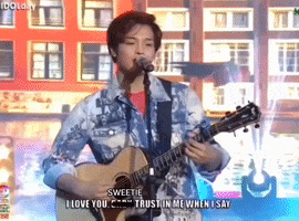 Cant Take My Eyes Off You Singer GIF