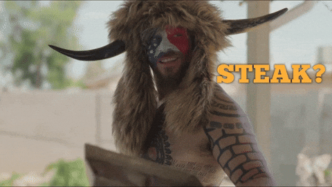 January 6 Steak GIF by BabylonBee