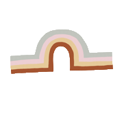 Rainbow Sunset Sticker by Joie Inn