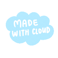Made With Cloud Sticker