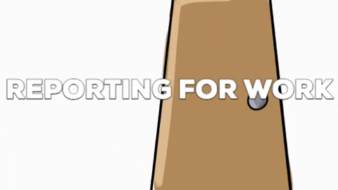 SurvivorSam giphygifmaker work monday office GIF