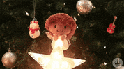 Flying Merry Christmas GIF by Hallmark Gold Crown