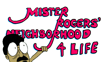 Mister Rogers Pbs Sticker by deladeso