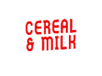 thecreameryeg the creamery ice cream for breakfast cereal milk the creamery cairo Sticker
