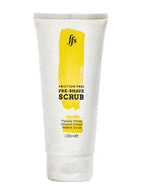 FrictionFreeShaving shave shaving ffs scrub Sticker