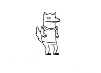 big bad wolf dancing GIF by Alexander Lansang