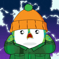 Shocked Horror GIF by Pudgy Penguins
