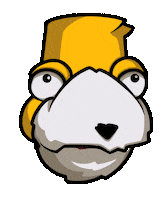 tkachvemov yellow eating uglyshow uglyxshow Sticker