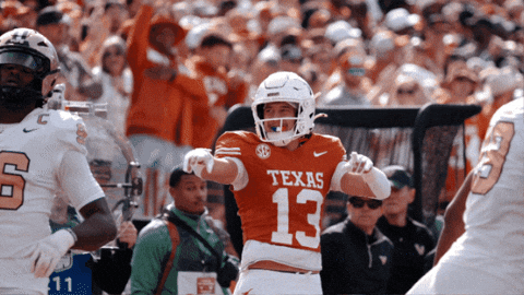 Texas Football Hook Em GIF by Texas Longhorns