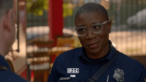 9-1-1 smile GIF