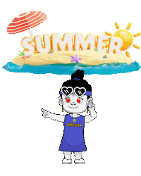 Chill Out Summer Sticker by Zhotcita
