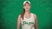 tennis tulane GIF by GreenWave