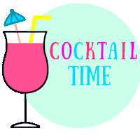 Happy Hour Beach Sticker by Pursuing Pretty