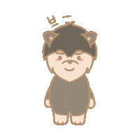 Dog V Sticker