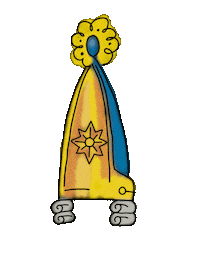 Helm Fastelovend Sticker by Bürgergarde Blau-Gold