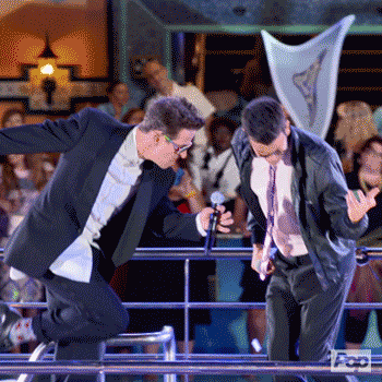 #pop #rockthisboat #nkotb #dancing GIF by Rock This Boat: New Kids On The Block