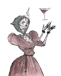 artoftylerpessel drink magic creepy help Sticker