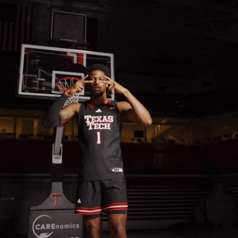 Kevin Overton GIF by Texas Tech Basketball