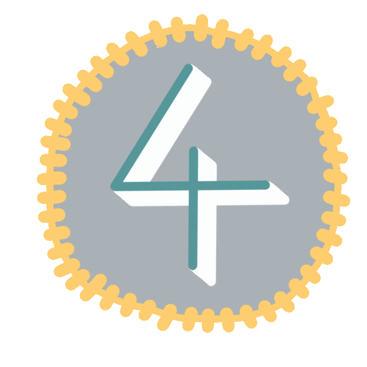 Order Number Sticker by Konfettirausch