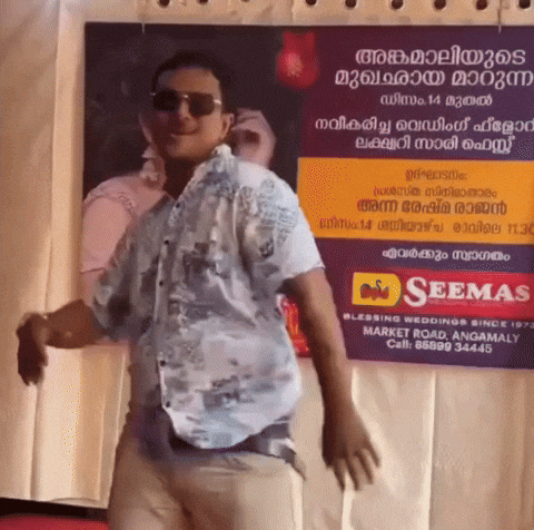 insteinig dance malayalam funny dance kerala GIF