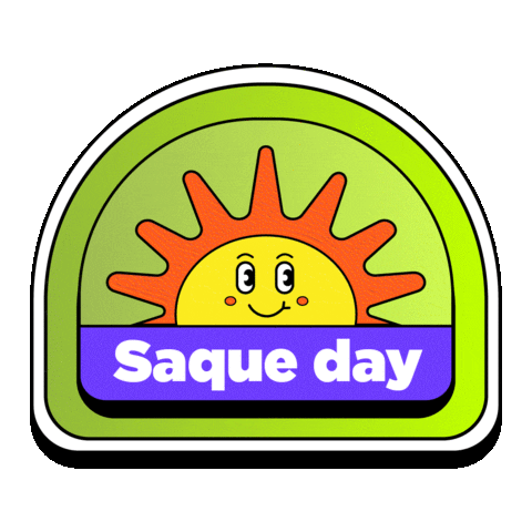 Sol Sticker by Saque e Pague