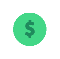 Dollar Sticker by Sense