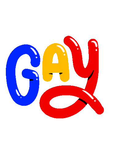 Gay Pride Sticker by YANN VALBER