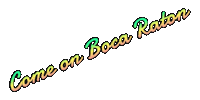 Come On Boca Raton Sticker by NicholeBeyrooty
