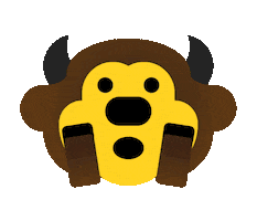 University Of Colorado Chip The Buffalo Sticker by CUBoulder