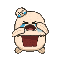 puzzupamitoi cry sob 눈물 슬퍼 Sticker