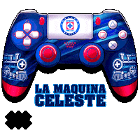 Maquina Celeste Cruz Azul Sticker by Jim Jams