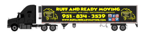 Truck Moving Sticker by RuffandReadyMoving